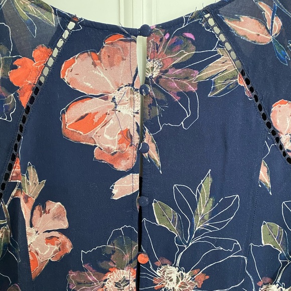 Free People blue floral dress - Picture 4 of 6